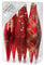 Inge-glas Weihnachtsschmuck Eiszapfen Oliven 6 STK. Kunstoff 15cm Christbaumschmuck Deko Weihnachten Christbaumkugeln Weihnachtsbaum Rot Glanz/matt
