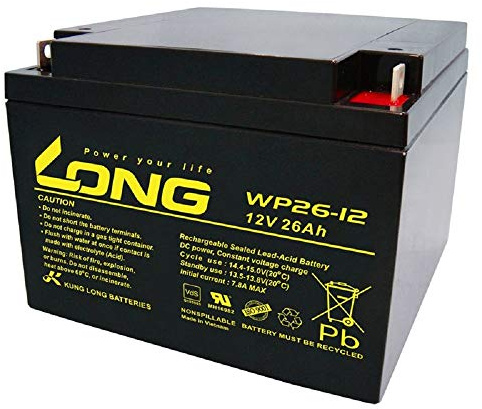WSB Batterie de plomberie 12 V 26 Ah 12 V 26 Ah 30 Ah