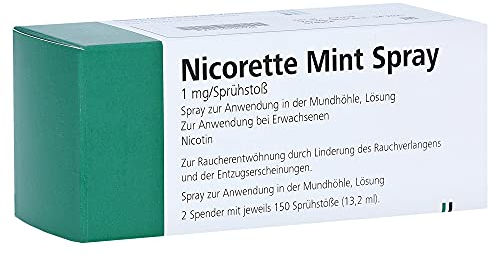 NICORETTE Mint Spray 1 mg/Sprühstoß 2 Stück