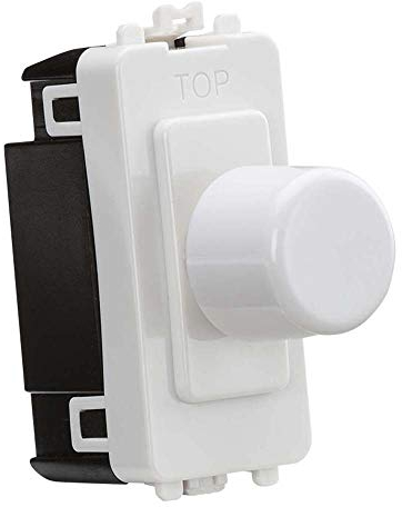 Knightsbridge GDM022U 6A 1G 2-Way Dummy Dimmer Module - White