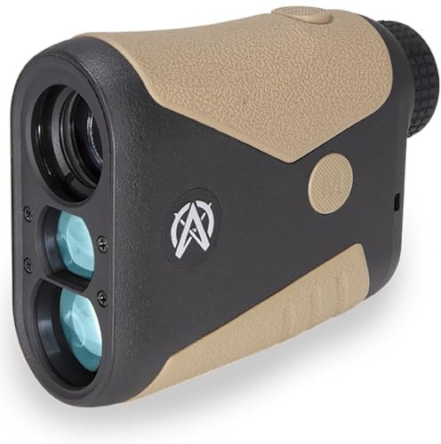 Astra Optix OTX/HTX1600 - Telemetro laser per caccia, tiro e golf, con LCD OLED rosso/HD, veloce 0,10 s e accurato +/-1 m (OTX1600 1760yd Red OLED)