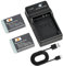 DSTE NB-13L Kamera Akku (2 Pack) und Ladegerät kompatibel mit Canon G5X, G7X, G9X, G5 X Mark II, G7X Mark II, G9X Mark II, SX720 HS, SX620 HS
