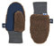 Finkid Kinder Nupujussi Teddy Handschuhe, Cocoa-Navy, XS