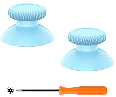 eXtremeRate Replacement Thumbsticks for Xbox Series X & S Controller, Joysticks Repair Kit for Xbox Wireless Controller, Custom Analog Stick Buttons for Xbox One S/X/Elite Controller - Heaven Blue