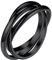 Bestyle 3er Ring Edelstahl Wickelring Damen Rolling Rings Fingerring Ehering Verlobungsring Ring Für Frauen Schwarz 59.5(18.9)