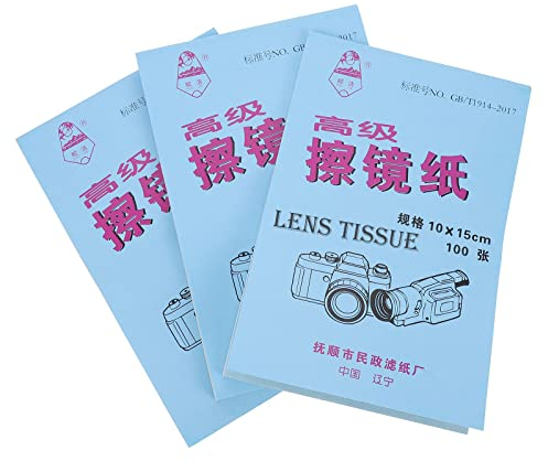 iplusmile Lens Cleaning Paper Tissue, Lens Cleaning Paper for Camera ses Optical, s for Microscopes Computer Screens (300 Sheets)