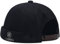 XYIYI Ahornblatt Schwarz Herren Dockermütze Brimless Hat Schädelkappe Arbeiter Matrosenmütze Gerollte Manschette Retro Beanie Mütze, Einheitsgröße