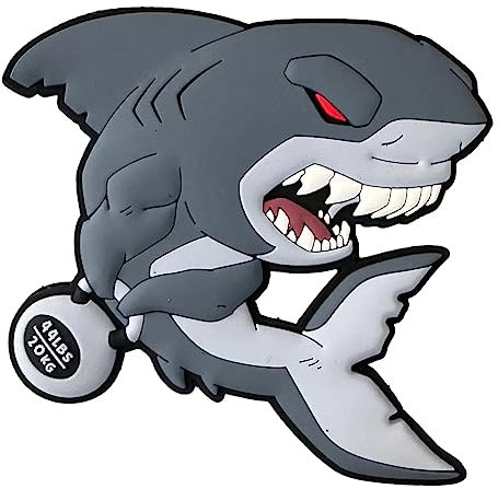 Patchlab SHARK KETTLEBELL für GYM Fitness Freelethic Functional Fitness Cross Rox Morale Patch mit Hakenklett