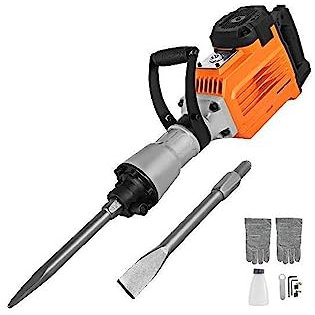 EYESLA 3600W Demolition Jack Hammer Drill W/ 2Chisels Heavy Jackhammer Ground Breaking Concrete Electric Impack Drilling Machine