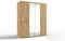 möbelando Drehtürenschrank >Anna< in Artisan Eiche NACHBILDUNG - 180x208x58cm (BxHxT)