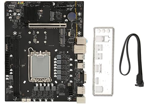 Placa base de escritorio, PCIe 4.0, dos ranuras M.2, Ethernet de 2,5 GB, USB 3.2 Gen 2, placa base para juegos WiFi B760 M5 para procesadores