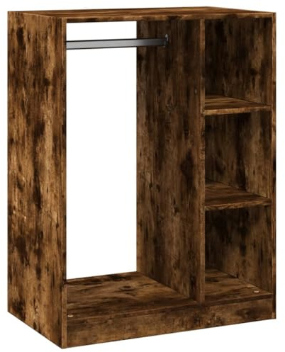 vidaXL Kleiderschrank Räuchereiche 77x48x102 cm Holzwerkstoff