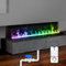 Chimenea de Vapor de Agua, Chimenea eléctrica con App/Control Remoto, 3D Multicolor, sin función de calefacción, 180 cm【Conecta al Grifo】