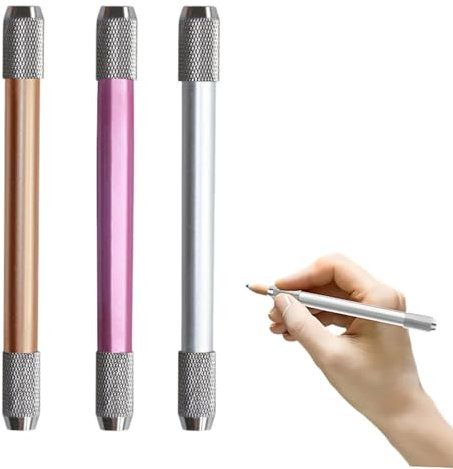 3 Pièces Prolongateurs de Crayon,Rallonges de Crayon,Extension de Crayon,Métal Prolongateurs de Crayon,Réglable Rallonges de Crayon,pour Crayons de Couleur dans la Taille Régulière
