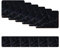 Naivasha Homeware Placemats and Coasters Set of 6 - Heat Resistant, Waterproof, Non-Slip Cork Table Mats in Matte Finish, Elegant Placemats & Coasters for Cups, Mugs, Plates & Pans - Black Marble