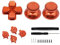 Botones de metal para mando de PS5 Thump Grips D-Pad botones de acción Cruz (rojo)