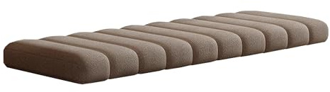 DUOLEH Sitzpolster für Innenmöbel Erkerfensterkissen Sitzmatte,120x50x4.5cm | mit rutschfester Unterseite, Sofa-Renovierungskissen mit Reißverschluss, waschbares Schaukelkissen, Schuhbank, Esszimmerstuhl