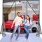 Flycn Mosquitera Cortina Doble Puerta Magnetica, 140x210 cm Cortina Mosquiteras para Puerta Exterior, de Balcón/Patio, Se Cierra Automáticamente, Fácil Instalación sin Taladrar ‎Negro