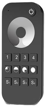 Kit dimmer 0/1-10V 110V 220V 230V 1 canale di ingresso Controllo dimmer LED 2.4G Telecomando monocolore 4 zone(RT6 Only)