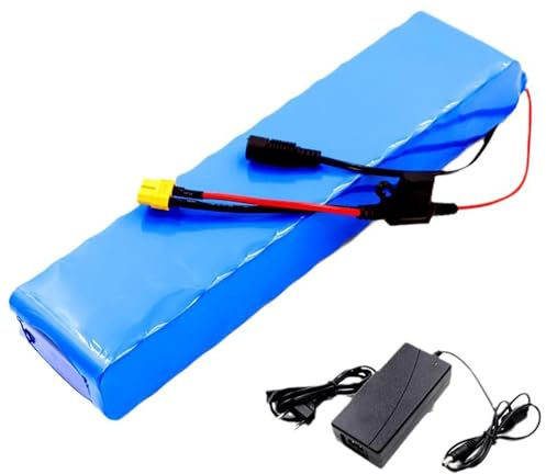 Batteria For Bici Elettrica 36V 14Ah Con BMS E Caricabatterie Ebike Impermeabile Ad Alta Potenza 10S3P For Scooter Elettrico For Bicicletta Motore 50W-500W(XT60)