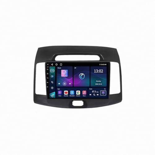 Touch Screen Android Auto Car Radio Receiver for Renault Clio 2 BB CB 2001-2012 Hd Touch Screen Radio with Bluetooth, Transmission, Aux, Support Voice Control, 8 Core 8G+256G