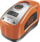 Black+Decker Kompressor (11 bar / 160PSI, Luftpumpe, digitale Druckeinstellung, Kabelfächer, beleuchtete Skala, inklusive 3 Ventil-Aufsätzen, Einstellring für BAR-Zahl, ASI300) mehrfarbig rot/schwarz