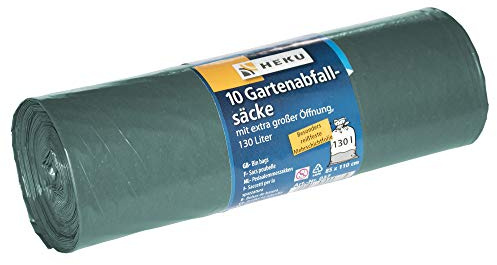Gartenabfallsack 85x110cm 130l 10Stk. grün extra stark
