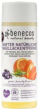 Benecos - natural beauty 93871 - Natural Cosmetics - Solvente smalto per unghie - Olio organico di guscio d'organo e olio di lavanda biologico - vegano - 125 ml