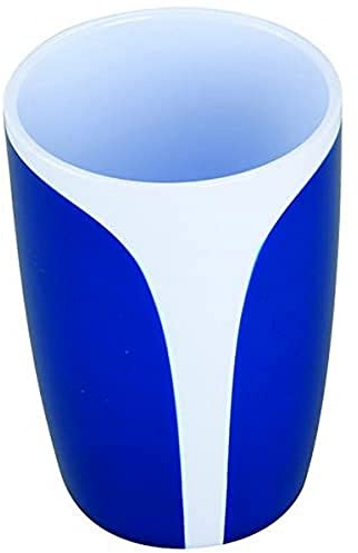 MSV Zahnputzbecher, Kunststoff, Blau, 8x11cm