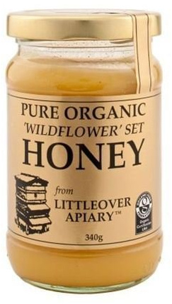 (12 PACK) - Littleover Wildflower Organic Set Honey| 340 g |12 PACK - SUPER SAVER - SAVE MONEY