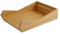 NATUREHOME SKRIPT Briefablage Holz Eiche - 25x35x8cm liegende Aufbewahrung DIN A4 Organizer Schreibtisch Ablage für Dokumente & Briefe Ordnung in Büro Schule und Arbeitszimmer
