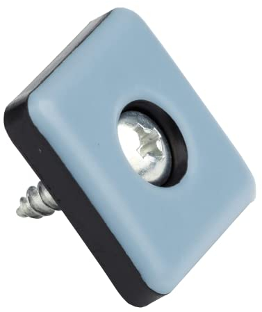 Piedini per Mobili in Teflon │ 16 pezzi │ quadrangolare │ 25 x 25 mm │ con viti │ protezione per il pavimento │ Alianti per Mobili in PTFE │ Filtrini per Mobili │ by FD-Workstuff