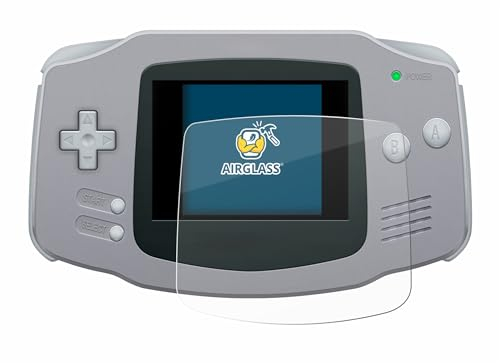 BROTECT Schutzglas für Nintendo Gameboy Advance GBA Schutzfolie Panzer Folie Glas Displayschutz Made in Germany [Kratzfest 9H, Anti-Fingerprint]