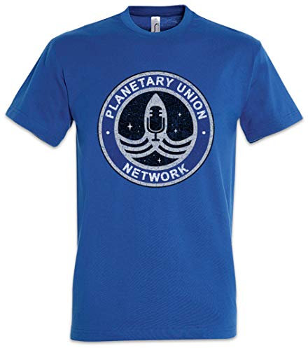 Urban Backwoods O Union Network Logo Herren T-Shirt Blau Größe L