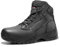 NORTIV 8 Stivali da Lavoro Tattici Militari da Uomo Stivali da Combattimento da Moto in Pelle,Size 41,Nero,Alloy