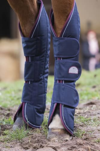 Equitimme Tyrex 1200D Transportgamaschen ? Farben ? Blau/Schwarz, Größe Ausrüstung Pferd ? Pony