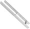 1 H-Pfostenträger, feuerverzinkt, extra lang, 6 mm / 800 mm für 120 mm Pfosten
