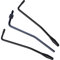 Evaty 3 Stück 5 mm Whammy Bar 6 mm Gewinde Tremolo Arm Floyd Rose E-Gitarre Doppel-Tremolo-Bar für USA/mexikanischen Standard Fender Stratocaster Squier (schwarz)
