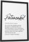 Papierschmiede® Herz Definition: Patenonkel, DIN A4 (ca. 21x30 cm), Poster für Wohnzimmer, Schlafzimmer, Wandbild Wanddeko Geschenk Taufe - ohne Rahmen
