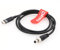 DRRI Câble d'alimentation verrouillable 5,5 x 2,1 mm CC vers USB-C PD charge rapide 12 V pour Fujifilm X-H2S | Moniteur Atomos Ninja V