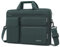 MOSISO Laptop Umhängetasche 16 Zoll,15-15,6 Zoll Kompatibel mit MacBook Air 15 Zoll M4 M3 M2 /Pro 16 M4 M3 M2 M1,Notebook mit 2 Erhöhten&1 Klappe&1 Horizontal Fach&Griff&Gürtel,Smaragdgrün