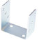 Aqbau® U-Pfostenträger zum Aufschrauben, Stahl Pfostenträger U-Form, Pfosten Büchse, Pfostenhalter, Pfostenträger für Holzbau, Ideal für Terrassen, Carports, Spielgeräte und mehr (Größe: 101 mm)