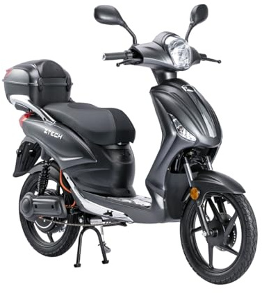 Tecnobike Shop Bici Elettrica a Pedalata Assistita Elettroniche Alimentate Z-Tech ZT-09-TDC 1000 20Ah Batteria al Piombo Luci Led Freno a disco Bluetooth Allarme Ruota da 18 pollici