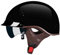 Smilfree Halbschalenhelm mit ECE-Zulassung Motorradhelm für Damen und Herren Erwachsene Rollerhelm Cruiser Chopper Skateboardhelm Motorradhalbhelm mit Visier