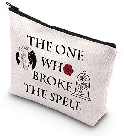 PLITI Beauty Beast Make-up-Tasche mit Aufschrift Beauty Beast, inspiriert von Geschenk für Fans von Beauty Beast, The Broke Spellu, Modisch