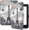 SATURCASE Coque pour Kobo Nia 6.0 2020, belle coque de protection à rabat en cuir PU et silicone ultra fine et légère avec fonction veille/réveil automatique (KN-2)