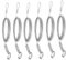 VENGABY Picture Hanging Wire Heavy Duty, 2mx2 mm Adjustable Picture Wire Kit with Loop and Hook, Suitable for Picture Frame Wire, Clotheslines, Tent Rope, Christmas lightsandetc, Hold Up to 40Kg (6)