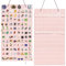Mi Ya Mi Lai L-170 Steckplätze, rosa Pinnwand für Emaille-Pins, Stiftsammlungs-Vitrine, Broschensammlung, Aufbewahrungshalter, Display-Pin-Aufbewahrungsbox, hält bis zu 170 Pins