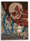 CosplayStudio Hochwertiges Attack on Titan Wandbild | Shingeki no Kyojin auf Hartschaumplatte | AoT im Ukiyo Stil | 30x42cm