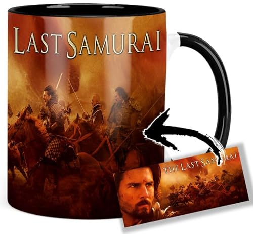The Last Samurai Tom Cruise Tasse Innen & Henkel Schwarz Keramikbecher Mug